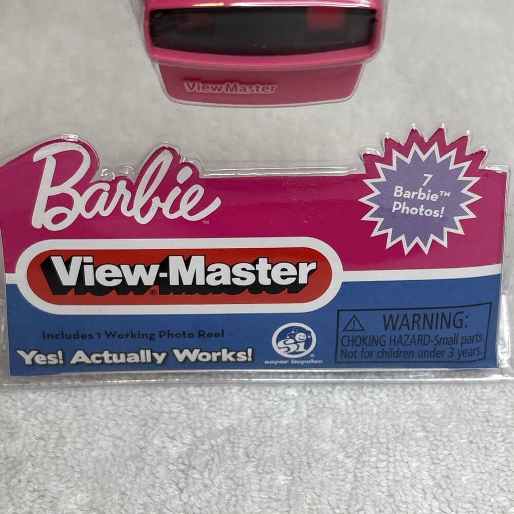 Worlds Smallest Barbie View-Master Mini Working Toy Super Impulse 5086 New - Picture 11 of 11